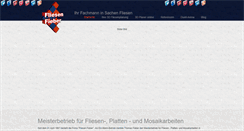 Desktop Screenshot of fliesenfieber.de