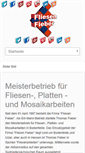 Mobile Screenshot of fliesenfieber.de